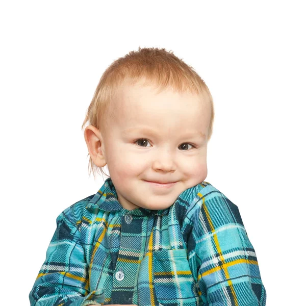 微笑的两岁男孩 — 图库照片