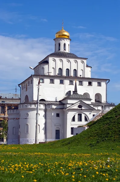 Золоті ворота в Vladimir — стокове фото