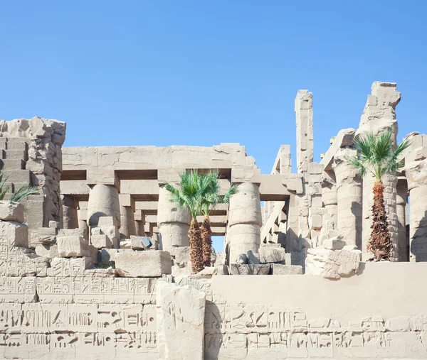 Ruinen des Karnak-Tempels in Luxor — Stockfoto