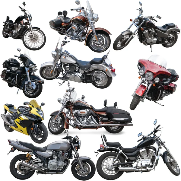 Набор мотоциклов — стоковое фото