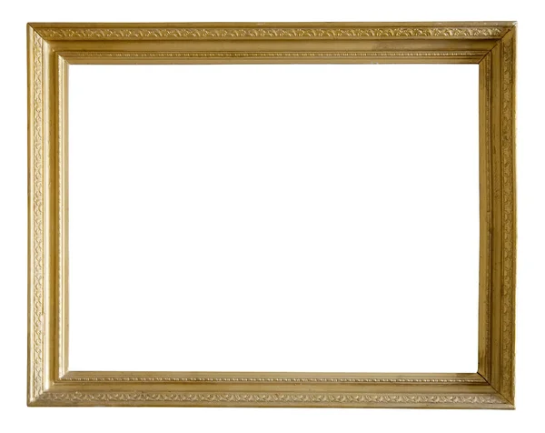 Старая золотая рамка — стоковое фото