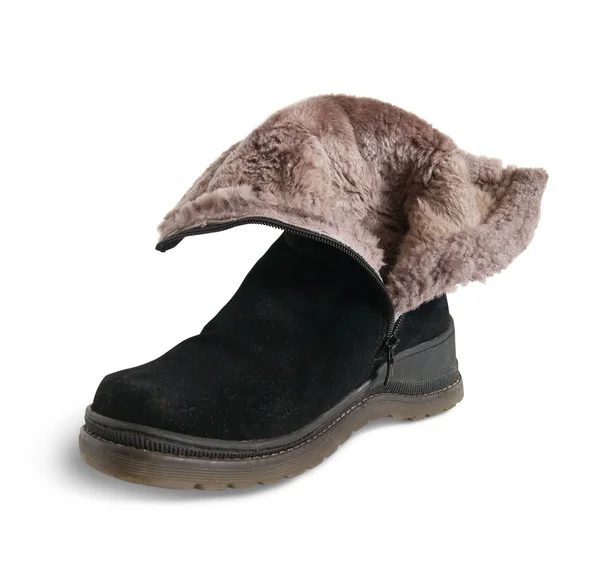 Fur boot — Stock Photo, Image