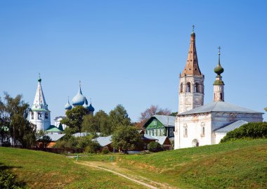 Suzdal in summer. Russia clipart