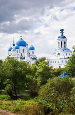 Orthodoxy monastery in Bogolyubovo clipart