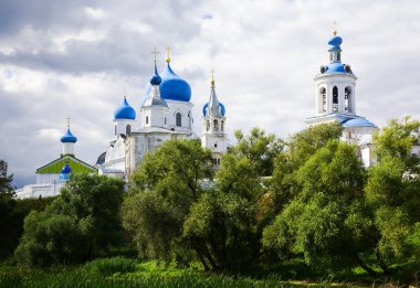 Orthodoxy monastery in Bogolyubovo clipart