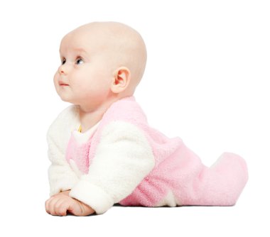 Adorable little baby clipart