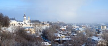 Panorama of winter Vladimir clipart
