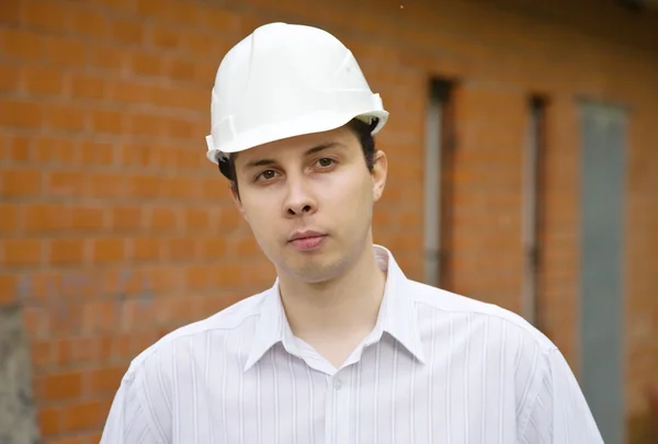 Trabajador de construcción masculino — Foto de Stock