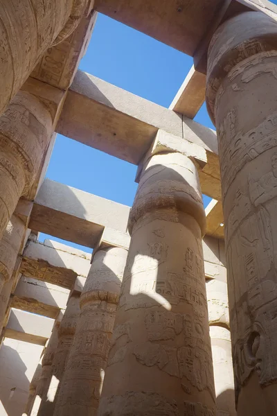 Κολώνες του ναού του Καρνάκ — Φωτογραφία Αρχείου