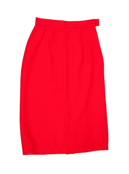 Czerwona spódnica — Zdjęcie stockowe