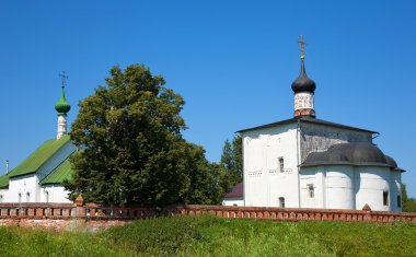 Churches in Kideksha, Russia clipart