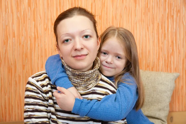 Woman with little girl — Stock Photo, Image