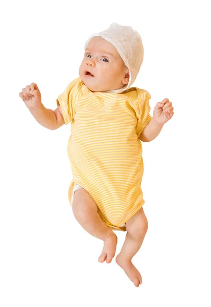 1 mês bebê em onesie — Fotografia de Stock