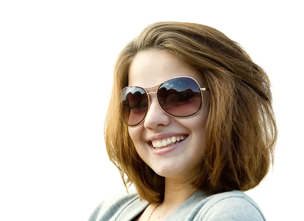 Mädchen mit Sonnenbrille — Stockfoto