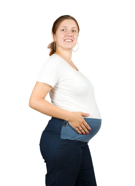 A terhes nő portréja — Stock Fotó
