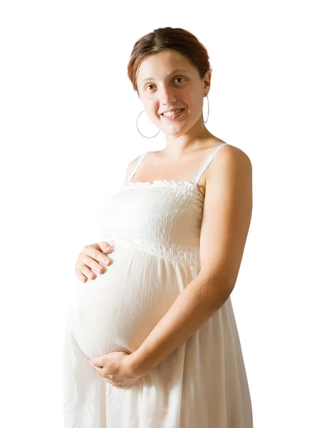8 mois femme enceinte — Photo