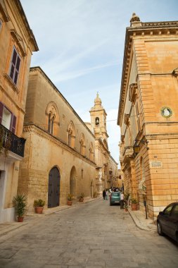 Old street of Mdina clipart