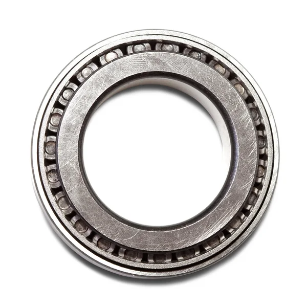Conical Roller Bearing Isolated White Background Clipping Path — Stock Photo, Image