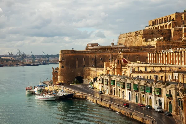 La Valette et Grand Harbour. Malte — Photo