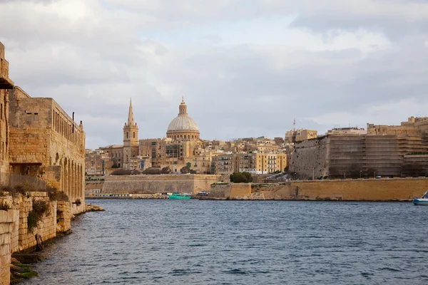 Вид на Вальехо, Мальта — стоковое фото