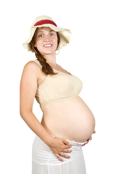 8 mois femme enceinte — Photo