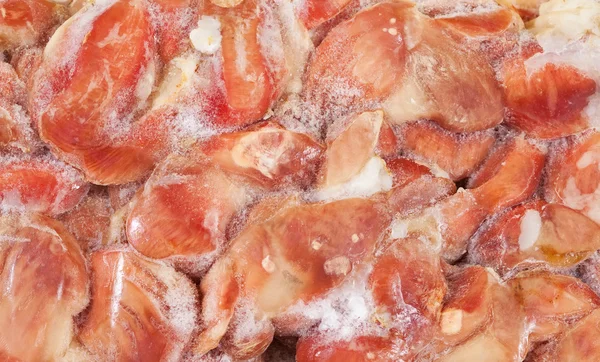 Raw frozen chicken gizzard — Stock Photo, Image