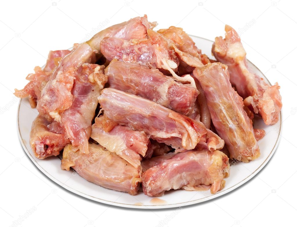 Raw fresh chicken neck — Stock Photo © Jim_Filim #4820459