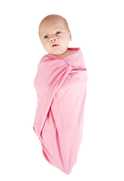 Newborn Baby Diaper White Background — Stockfoto