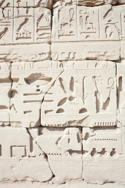 카르나크 신전에 있는 벽 — 스톡 사진