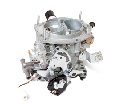 New carburetor. Isolated on white clipart