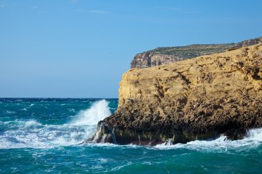 Cliffs of Maltese islands clipart