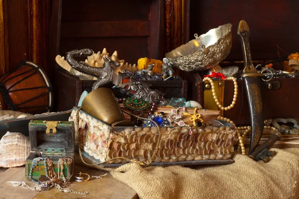 Old treasure chests — Stock Photo, Image