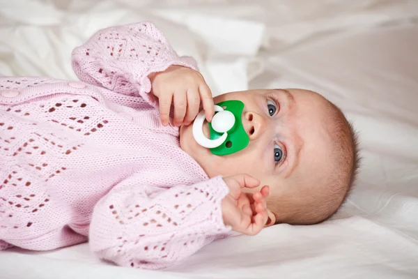 5 mesi bambina — Foto Stock