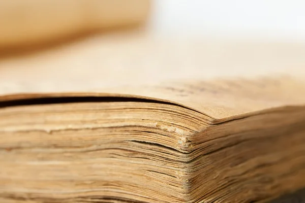 Close-up van oude boek — Stockfoto