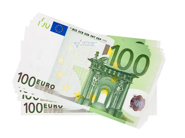 Sto euro bankovky — Stock fotografie