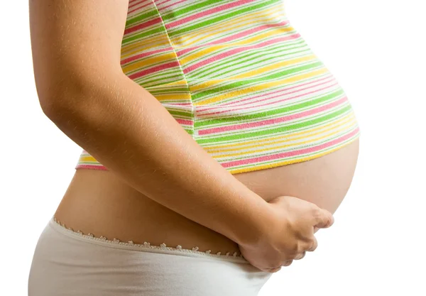 Primer plano de la mujer embarazada —  Fotos de Stock