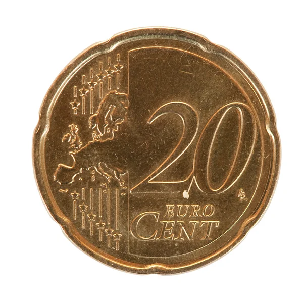 stock image Twenty euro cent coin