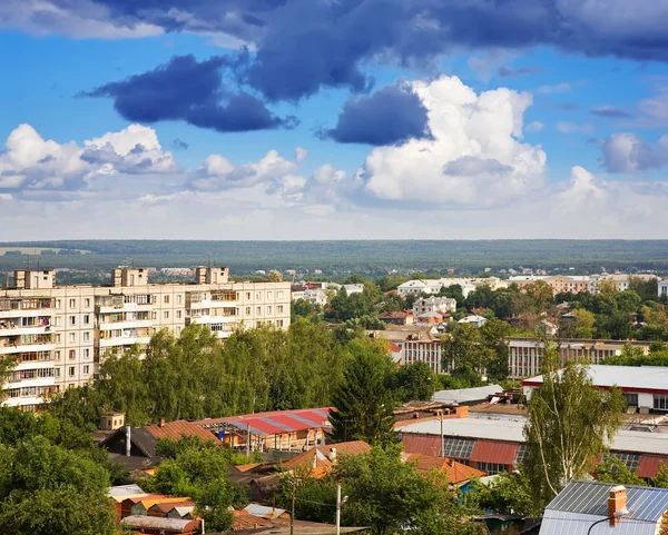 Residential district at Vladimir city — Stock Photo, Image
