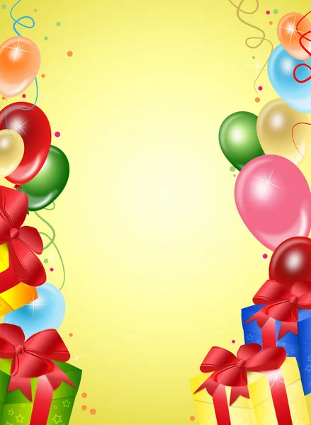 Festive background from balloons — Stock Photo, Image