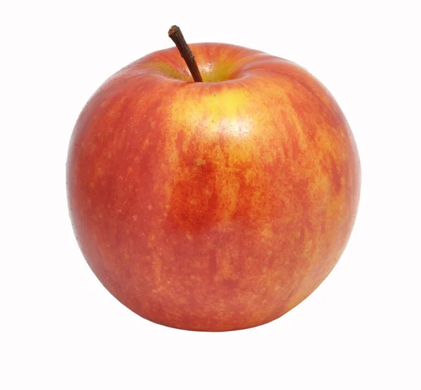 Jablko na bílém pozadí — Stock fotografie