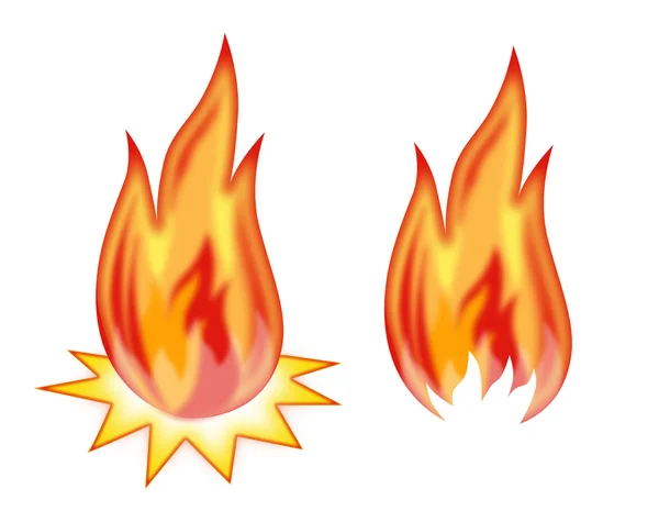 Illustratie van brand — Stockfoto