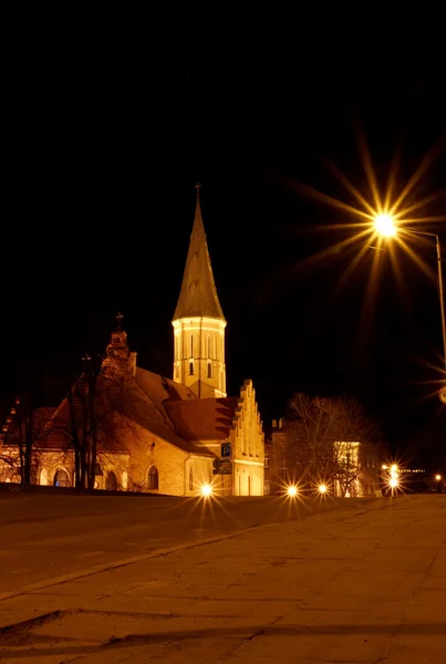 La grande église gothique de Vytautas — Photo