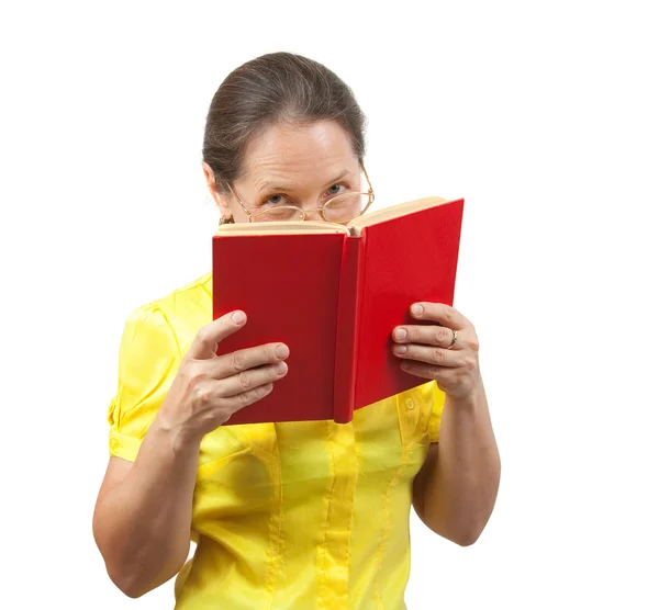 Femmes lisant le livre rouge — Photo