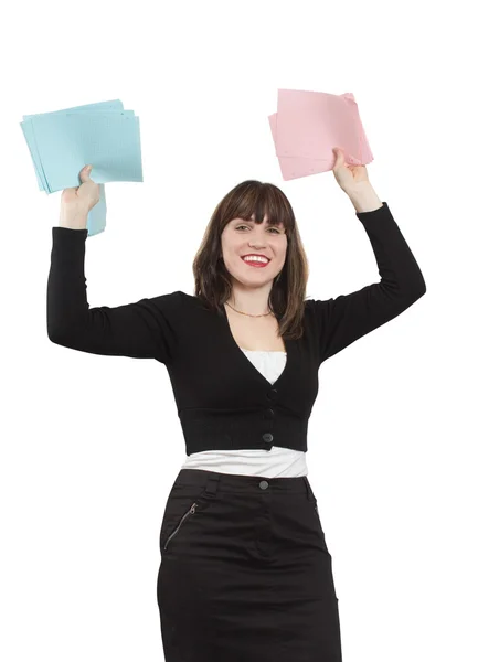Happy businesswoman — Stock Photo, Image