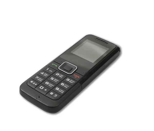 Telefone celular isolado no branco — Fotografia de Stock