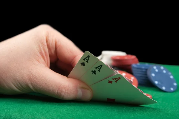 ポーカーのギャンブラー — ストック写真