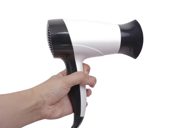 Hair Dryer in a hand — Stock Photo, Image