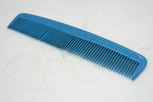 Blue Comb Isolated — Stock Photo, Image