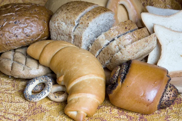 Хліб на фоні Ліцензійні Стокові Фото