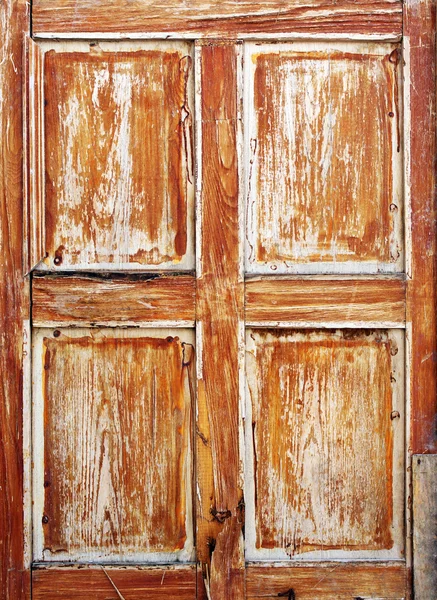 Texture brune de l'ancienne porte — Photo